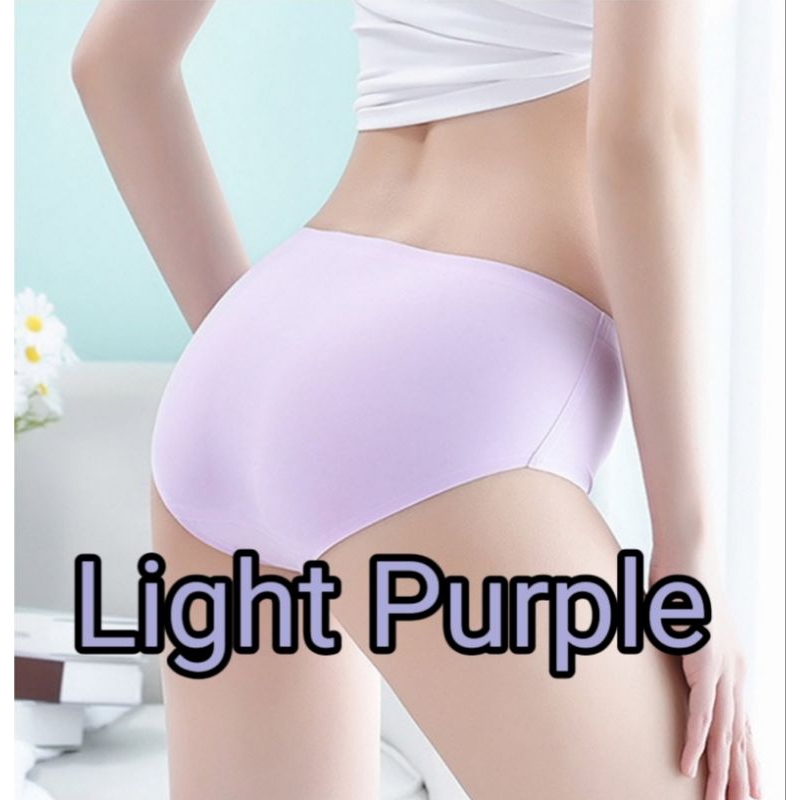 Sg Seller Vw Women Fashion One Piece Seamless Ice Silk Panties