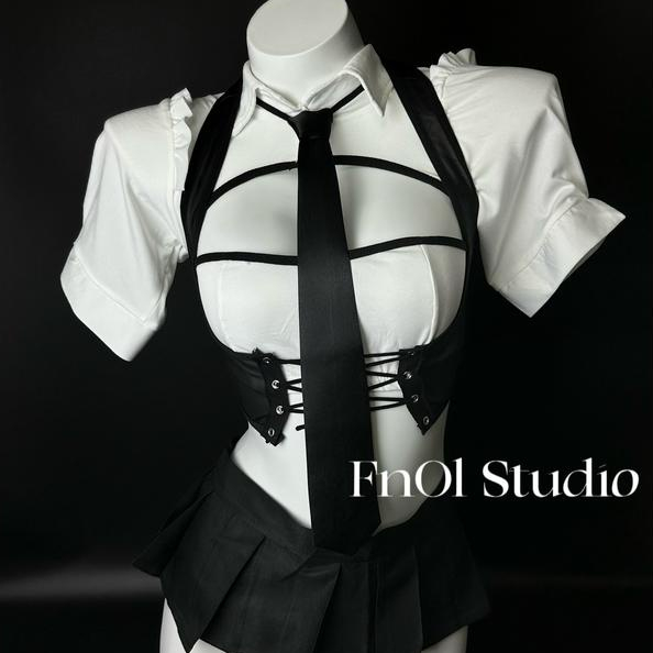 Fnol Studio Monica Women Sexy Lingerie Cosplay Costume Set Shopee