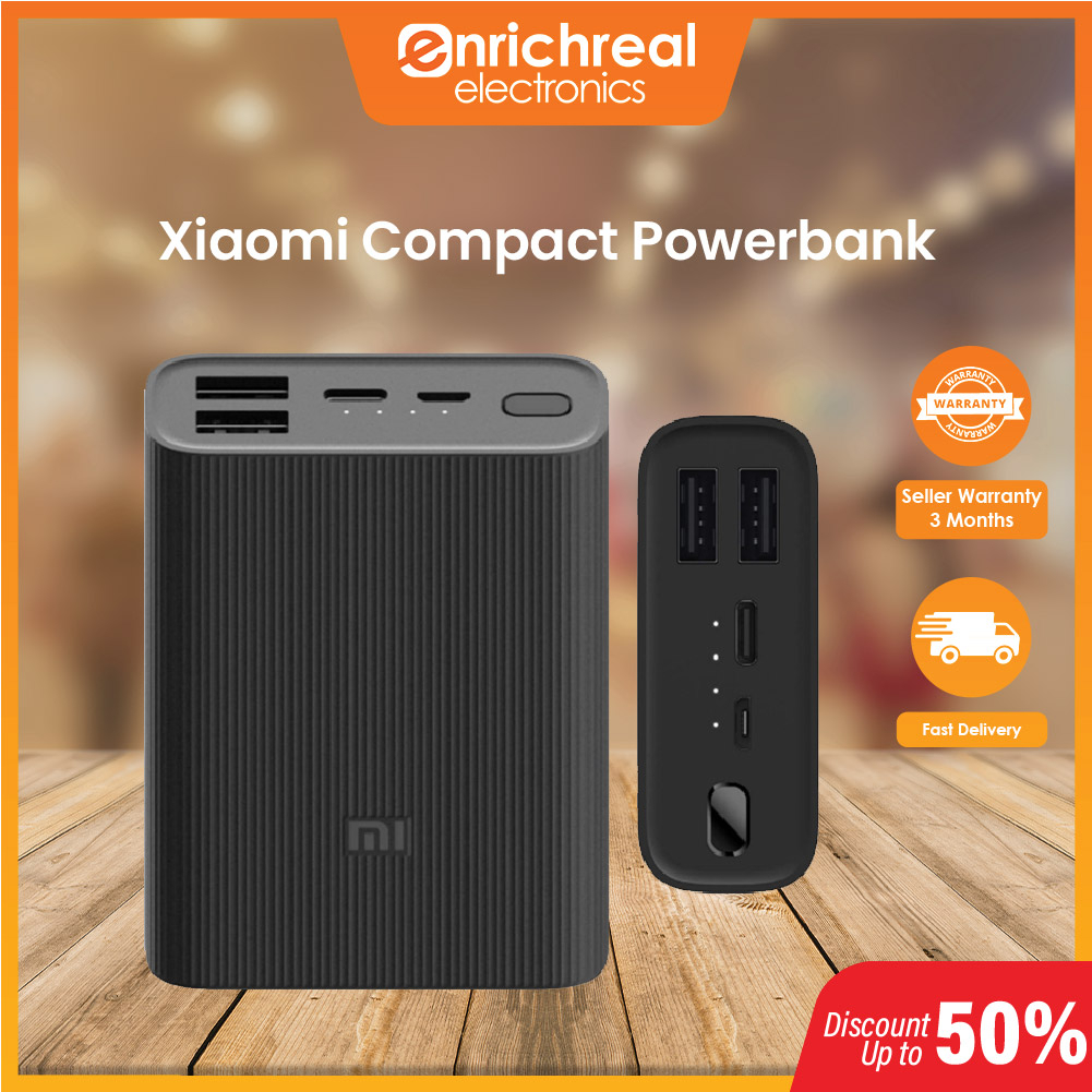 Enrichreal Ready Stock Xiaomi Power Bank Ultra Compact