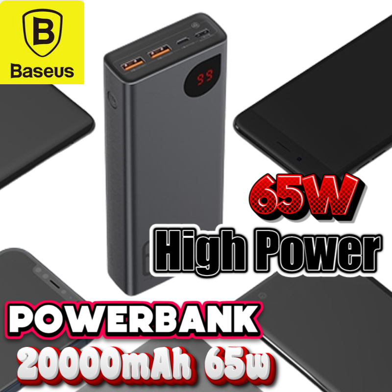 Baseus Adaman W Mah Quick Charge Powerbank Shopee Singapore