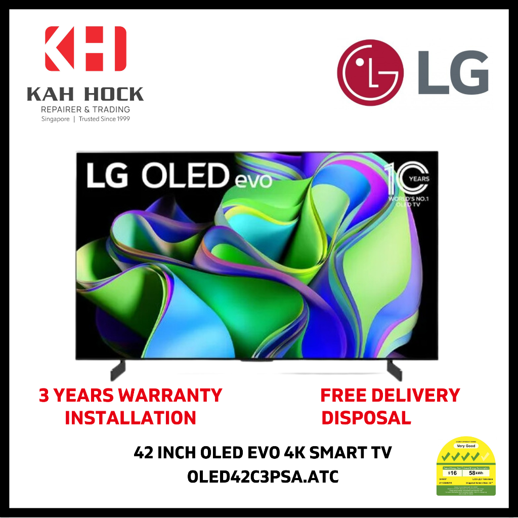 LG 42 48 55 65 INCHES LG OLED SMART TV 3 YEARS LG WARRANTY FREE