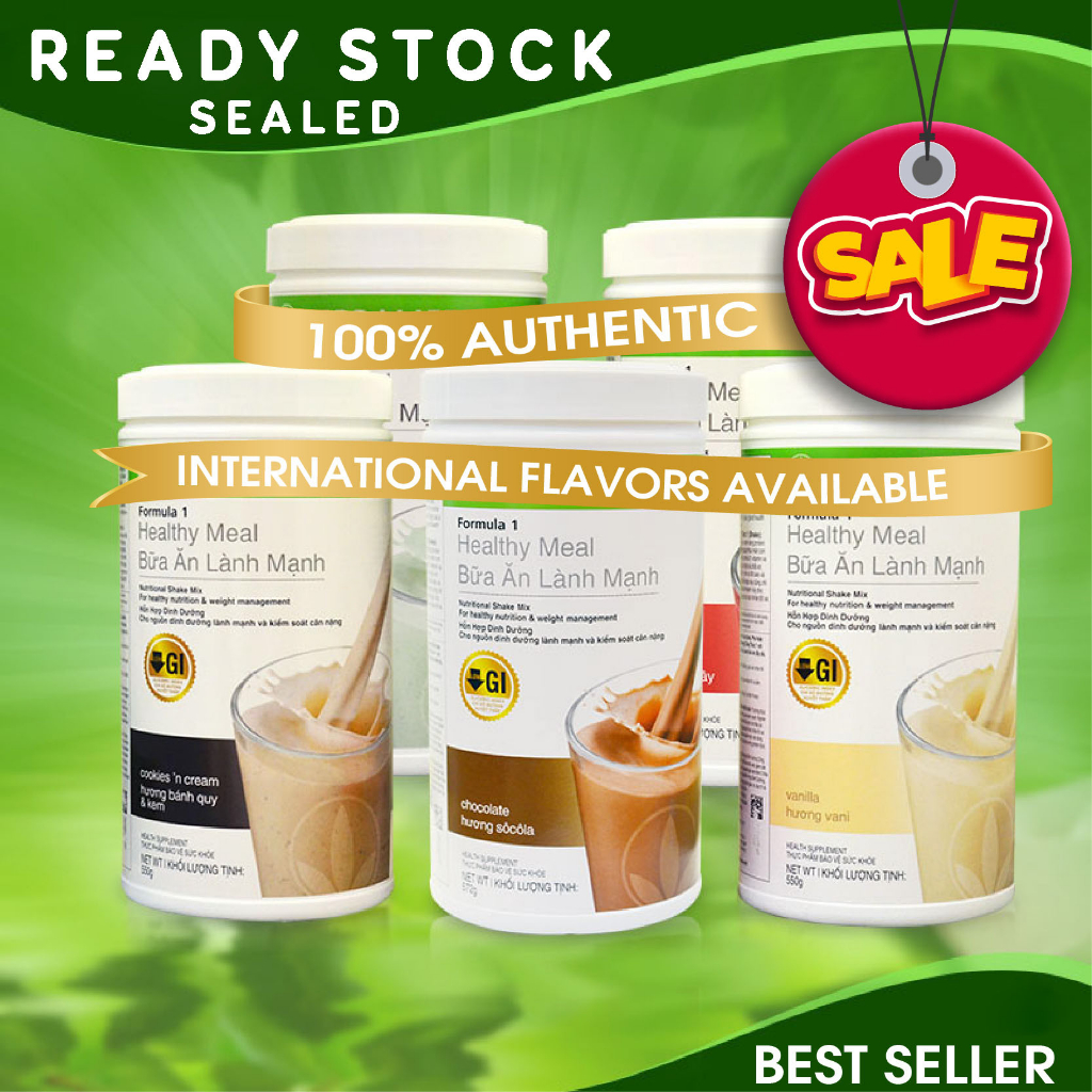 Herbalife Formula F1 Nutritional Shake Mix French Vanilla Dutch