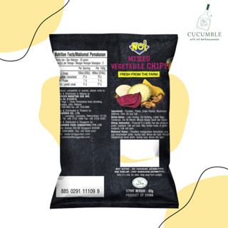 Noi Mixed Healthy Vegetable Chips G Halal Shopee Singapore