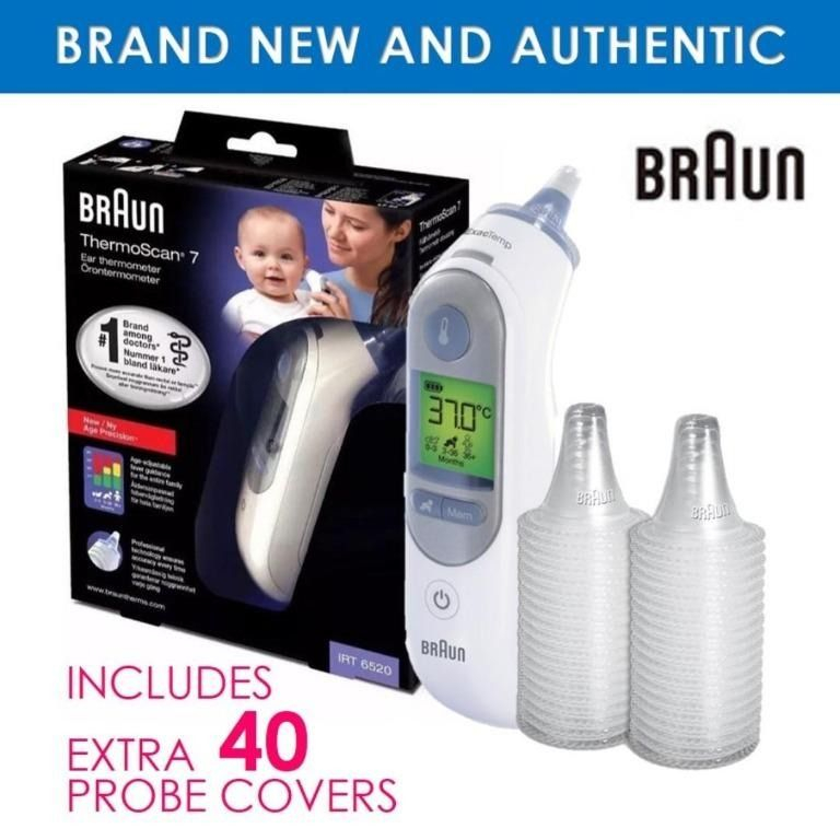 Thermoscan Ear Thermometer Braun Irt Shopee Singapore