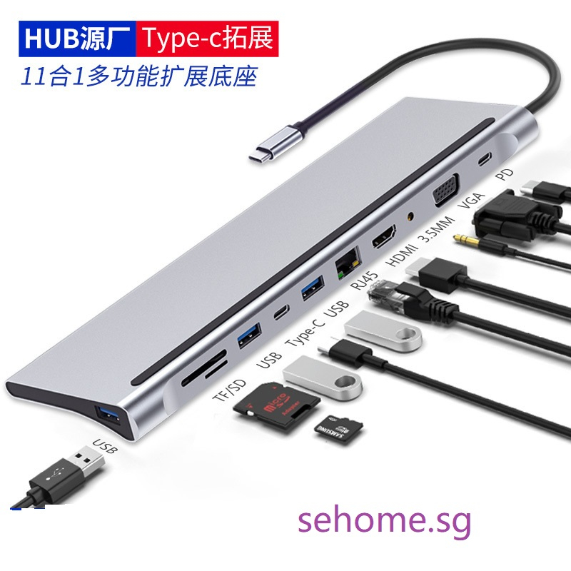 4K HDMI Docking Station USB C Expander USB 3 1 Type C Hub Data Transfer