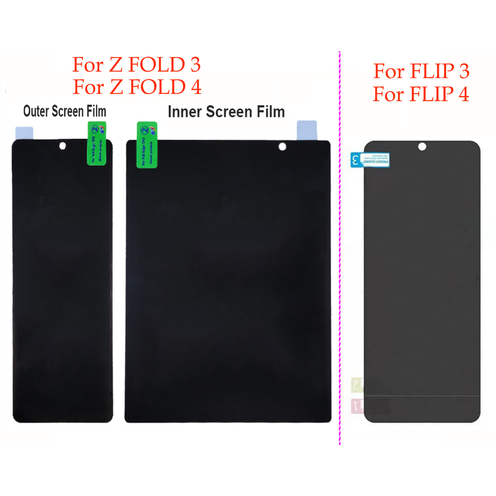 Anti Spy Peeping Glare Privacy Hydrogel Film For Samsung Galaxy Z Flip