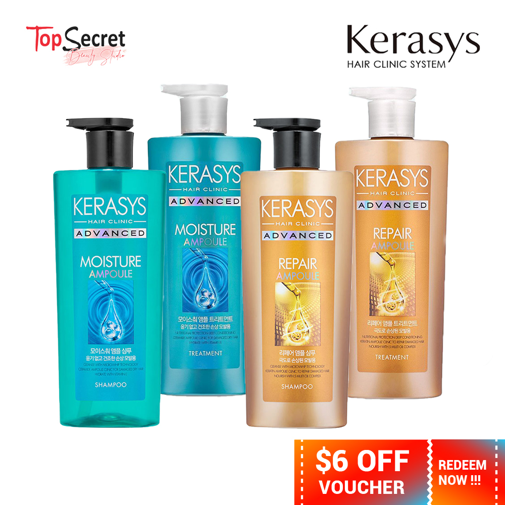 For Dry Damaged Hair Kerasys Advanced Repair Moisture Ampoule