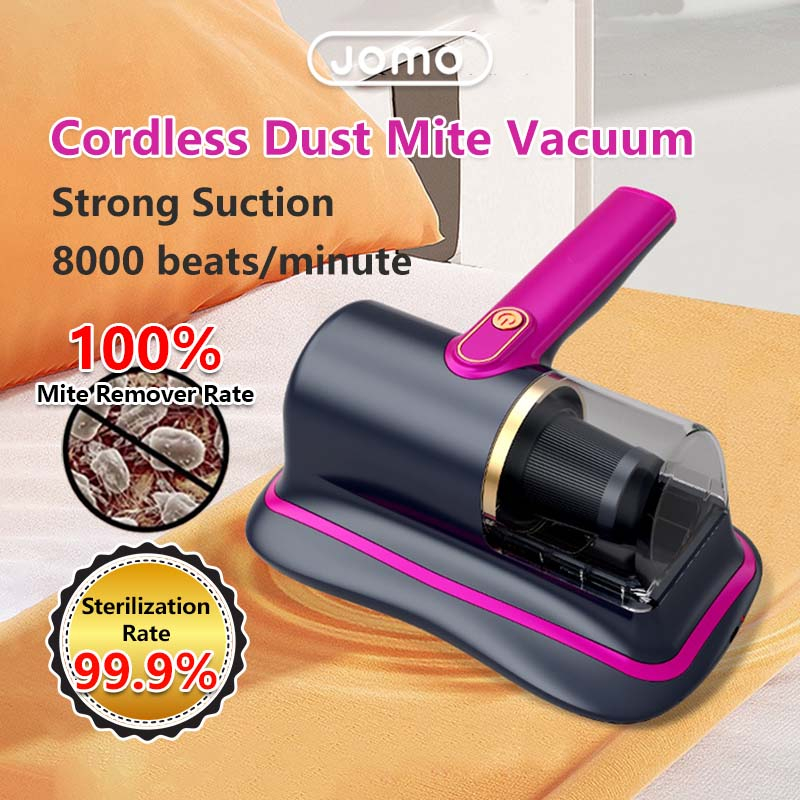 SG Ready Stock Cordless Dust Mite Vacuum Strong Suction 8000 Beats Per