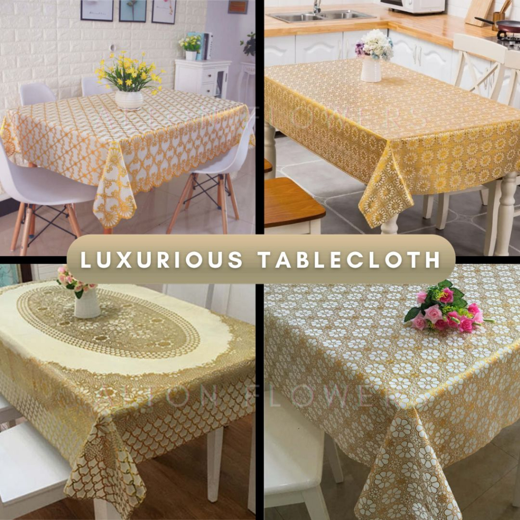 Table Cloth Pvc Peva Waterproof Oilproof Tablecloths Plastic Seasons