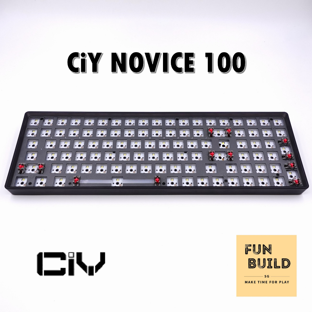 CiY NOVICE 100 Barebones Kit Mechanical Keyboard Shopee Singapore