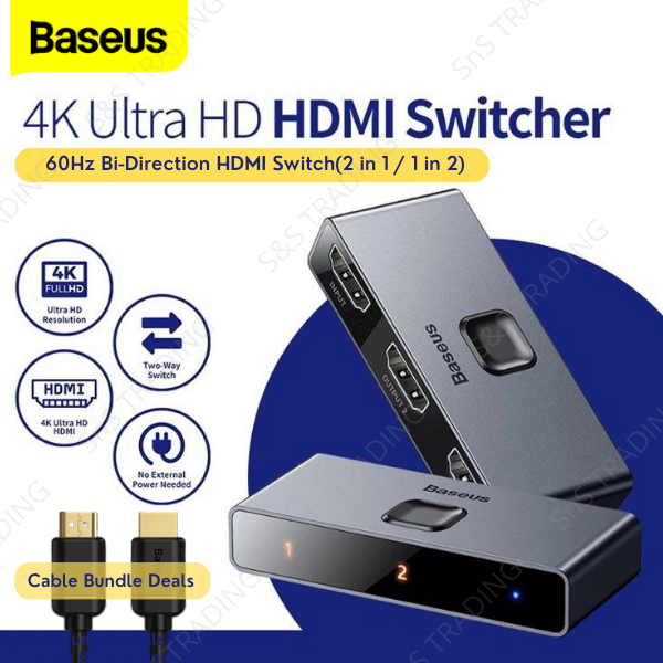 Baseus Hdmi Switcher K Hz Bidirectional Hdmi Switch Baseus Hdmi