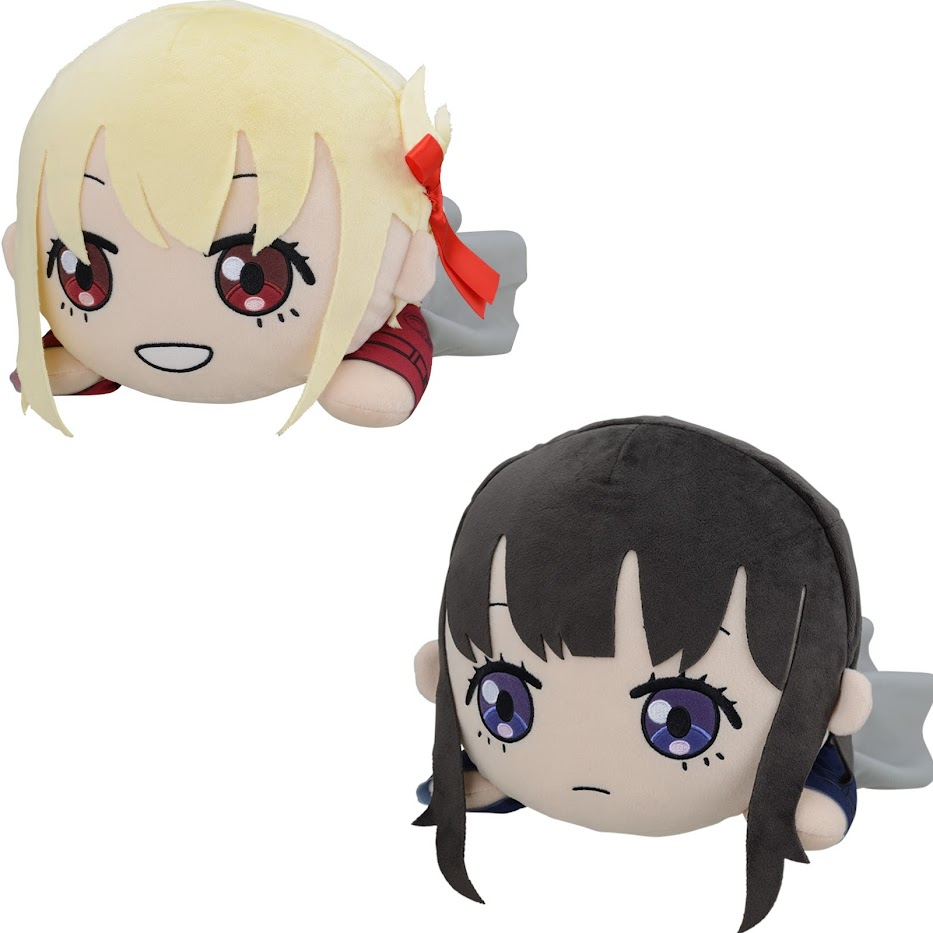 Lycoris Recoil Nesoberi Plush Lot Of Chisato Nishikigi Takina Inoue