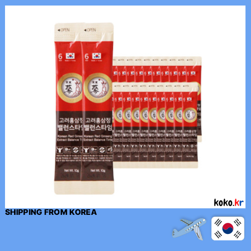 KOREA RED GINSENG EXTRACT Balance Time 6 Year Old Red Ginseng Liquid