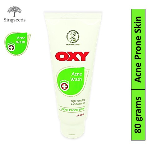 Mentholatum Oxy Anti Bacterial Acne Wash Pimple Prone Skin Face Facial