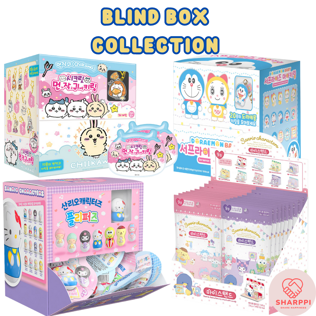 Sanrio Pokemon Shin Chan Chiikawa Kakao Friends Pororo Blind Box