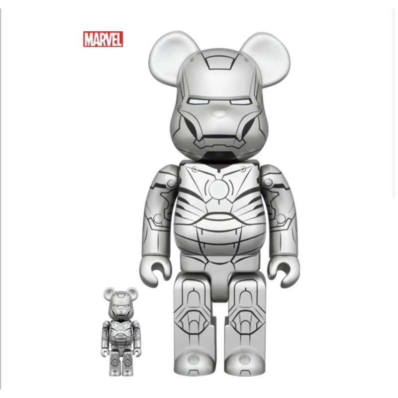 In Stock Be Rbrick X Marvel Iron Man Mark Ii Bearbrick Mk