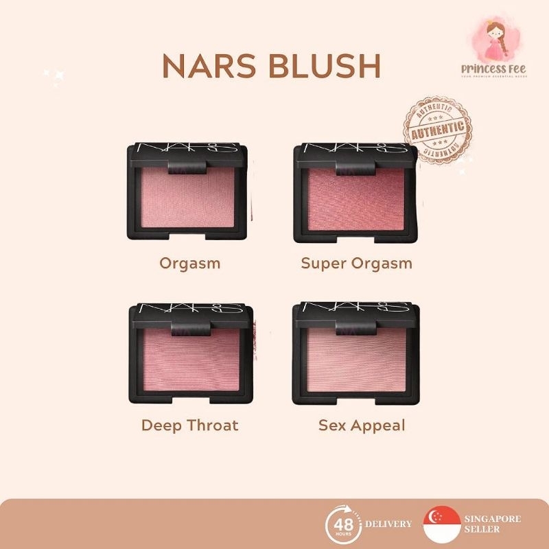 NARS BLUSH CHEEK BLUSHER 4 8gr Orgasm NARS BLUSH Deep Throat Sex