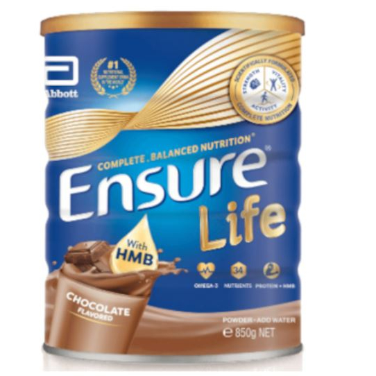 ENSURE Life Milk Powder With HMB 850g Chocolate Flavour Shopee