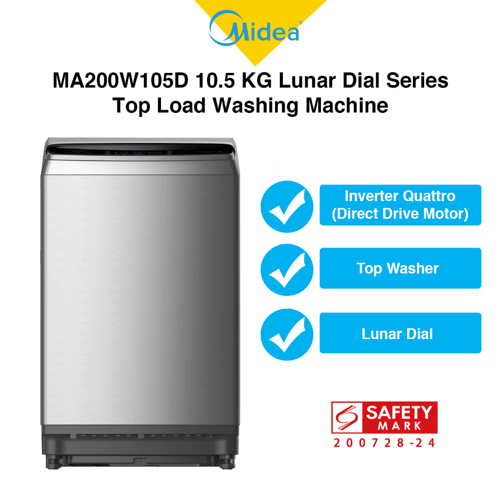 Midea Ma W D Kg Lunar Dial Series Top Load Washing Machine D