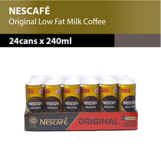 Nescafe Original Milk Coffee Can Drink 24 X 240ml Shopee Singapore