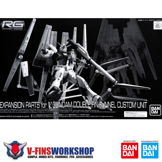 Real Grade Rg P Bandai Expansion Parts For Nu Gundam Double