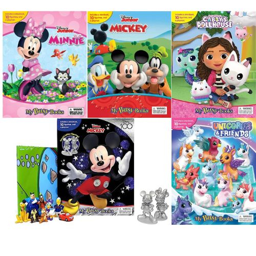 My Busy Book Disney Mickey Mouse Club House Minnie Unicorns Friends