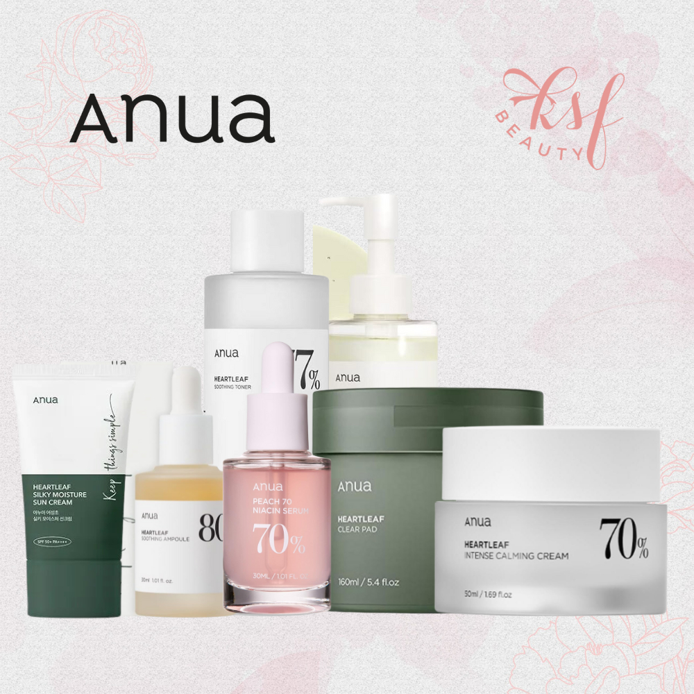 Anua Skincare Series Toner Toner Pad Serum Moisturizer Sun