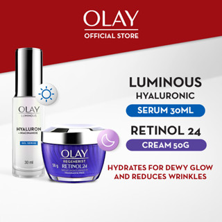 Day Night Bundle Olay Luminous Hyaluron Niacinamide Gel Day