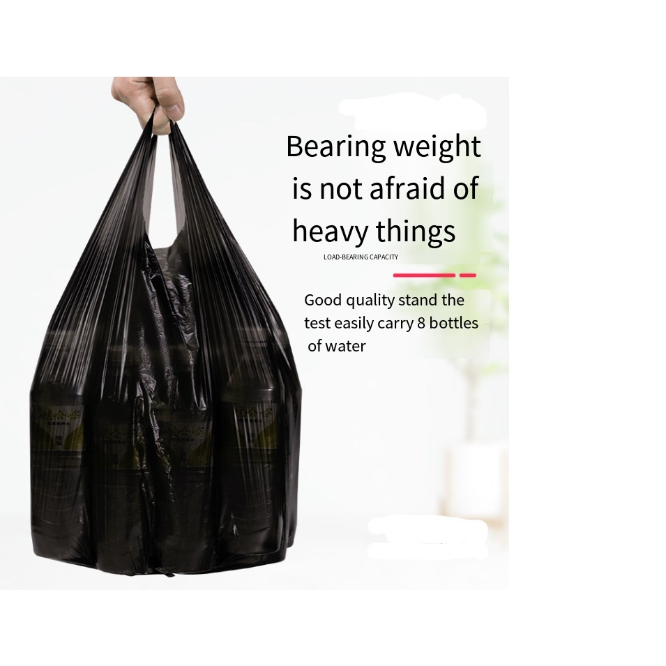 Sg Ready Stock Extra Large Thick Handle Garbage Bag Disposable Trash