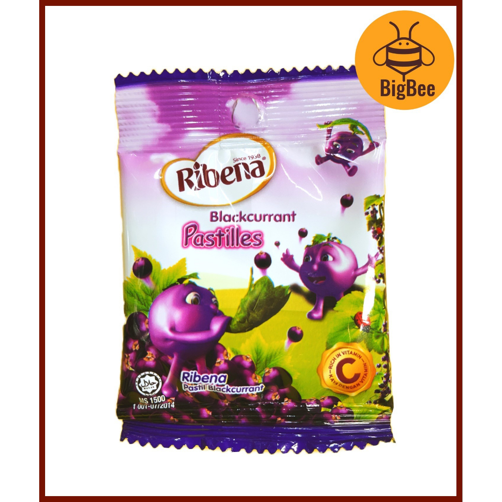 Ribena Blackcurrant Pastilles G Sachet Pastilles Ribena