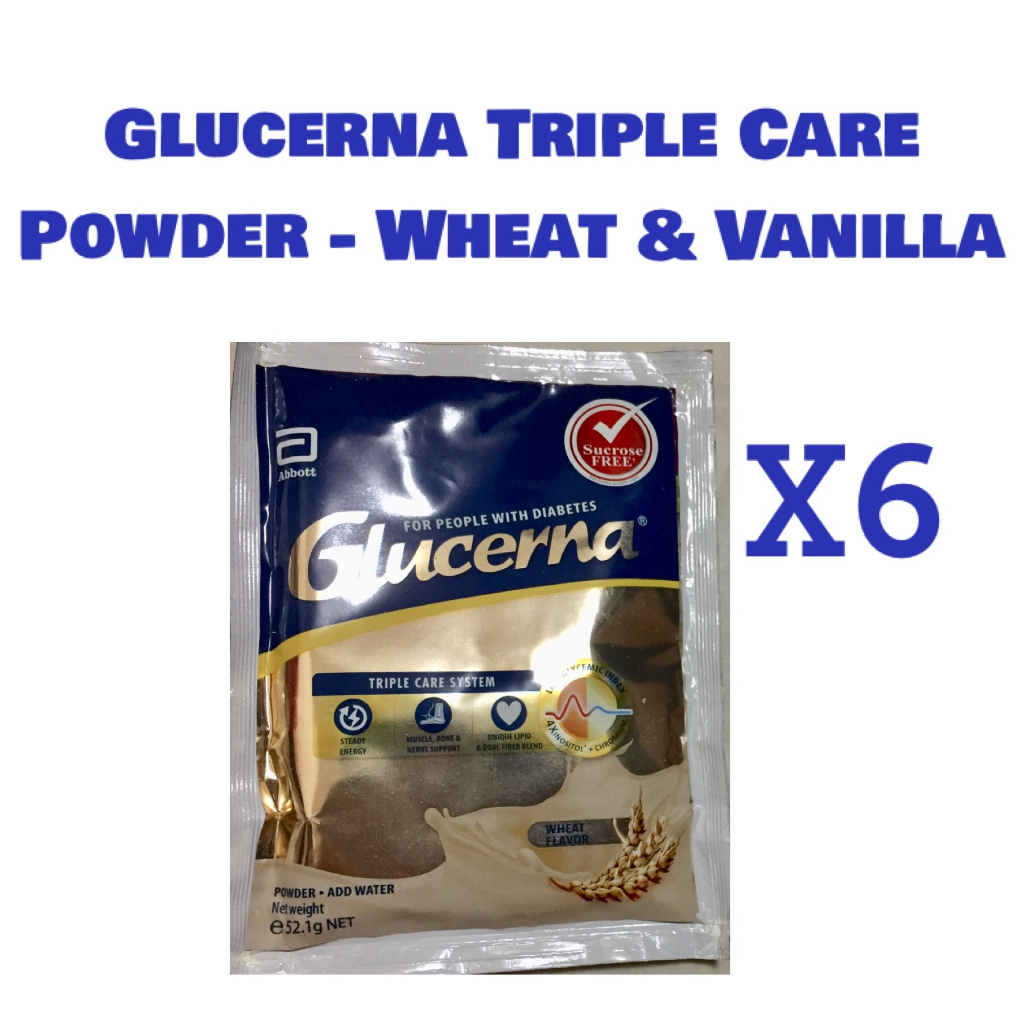 Bundle Of Packs Glucerna Triple Care Powder Wheat Vanilla