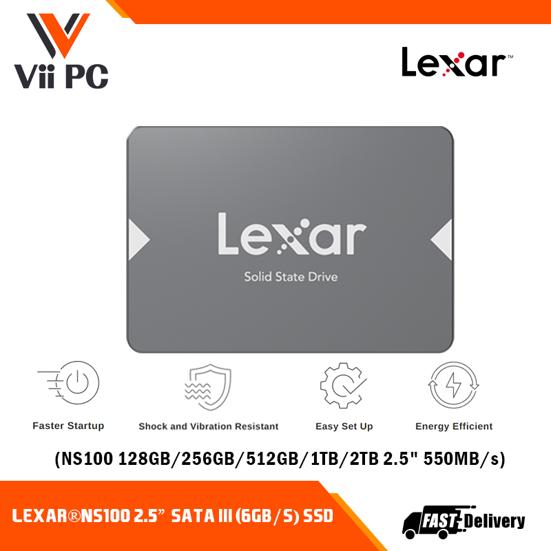 Lexar NS100 128GB 256GB 512GB 1TB 2TB 2 5 Inch SATA III Internal SSD