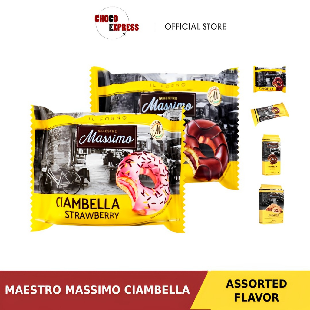 Maestro Massimo Ciambella Chocolate Strawberry Donut Cake Product Of