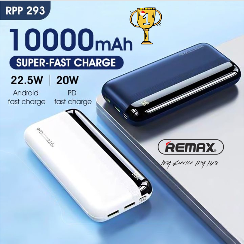 AWEI P10K REMAX 1W Powerbank RPP 293 10000mAh Fast Charging Slim Power