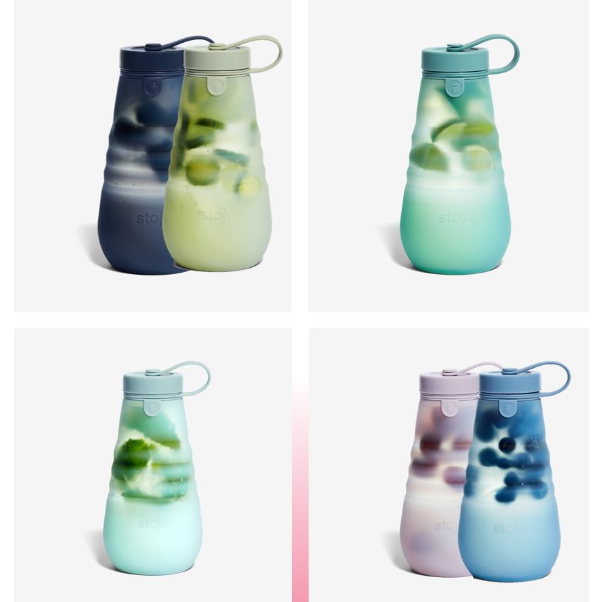 Promo Stojo Water Bottle Translucent Collection Oz Ml