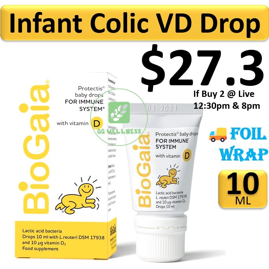 Biogaia Protectis Baby Probiotic Drops With Vitamin D Ml Infant