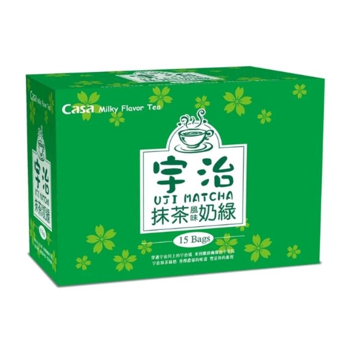 Taiwan Casa Uji Matcha Milk Tea Pcs Per Box Shopee Singapore