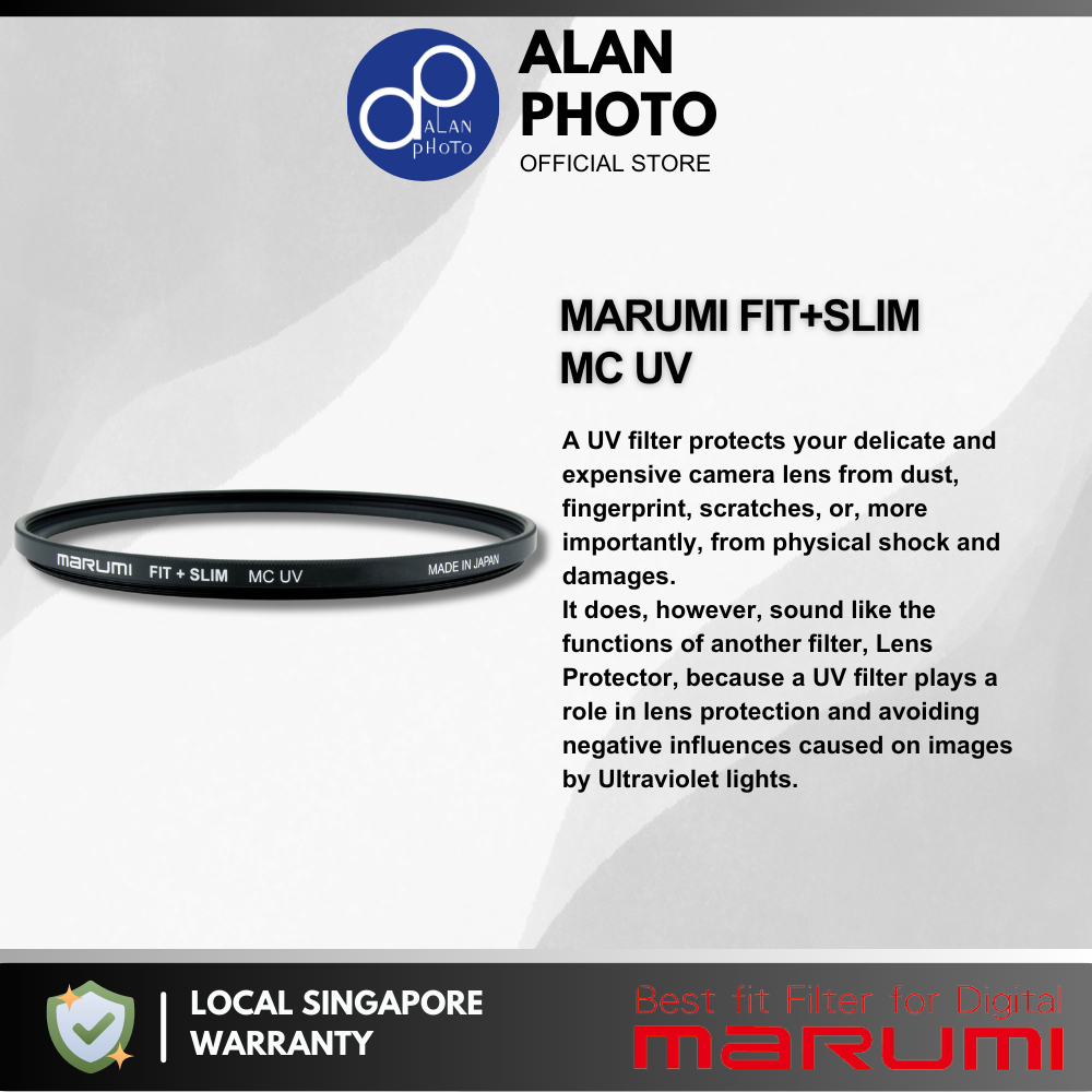 Marumi Fit Slim MC UV Filter L390 Shopee Singapore