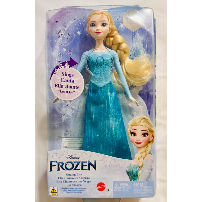 Ready Stock Disney Princess Frozen Singing Elsa Doll Barbie Let It