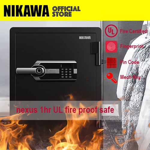 NIKAWA Nexus Fire Proof Safe Box Safebox For Home Safe Office Safe