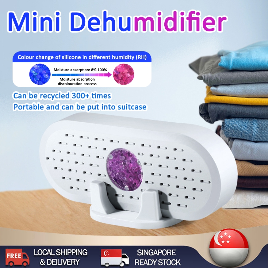 READY STOCKMini Dehumidifier Household Cycle Rechargeable Portable