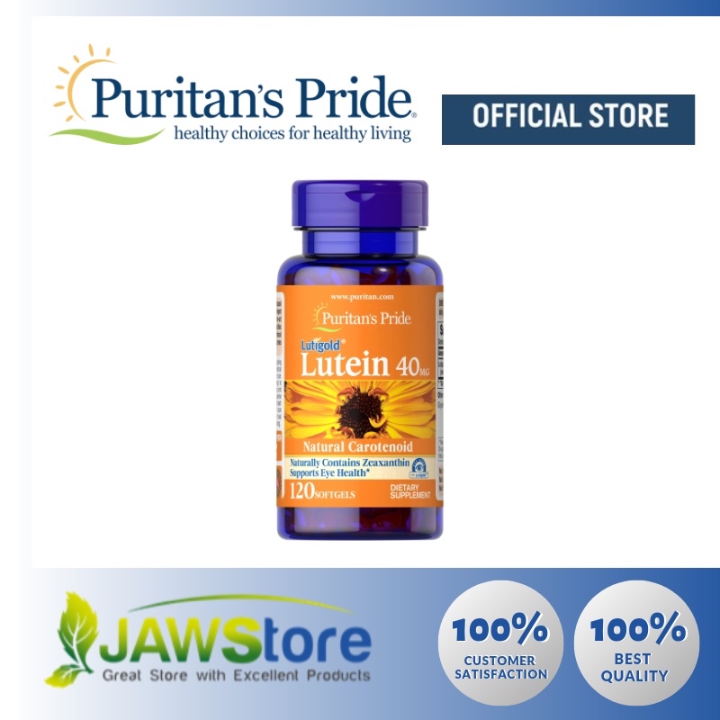 Puritan S Pride Lutein Mg With Zeaxanthin Mg Softgels