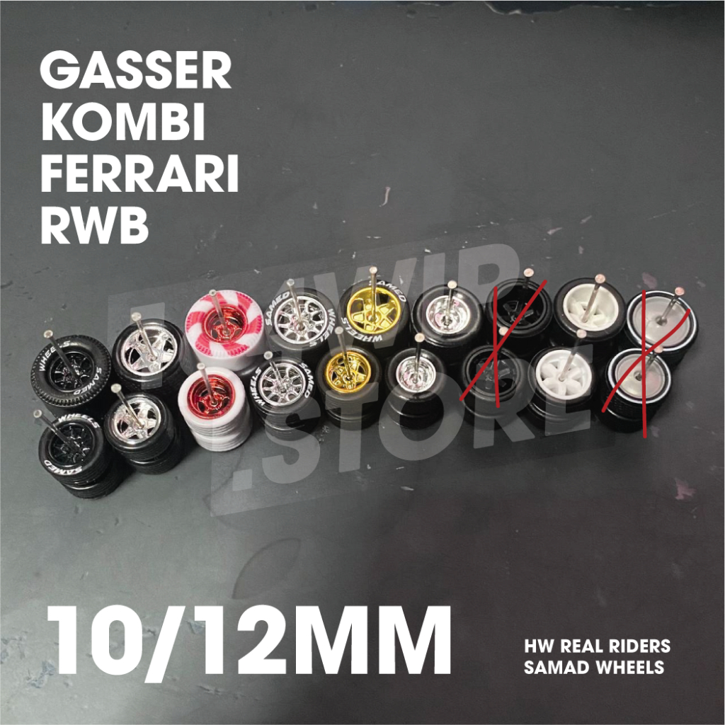 Mm Mm Hot Wheels Rubber Wheels Real Riders Gasser Kombi Ferrari RWB Hot Wheels