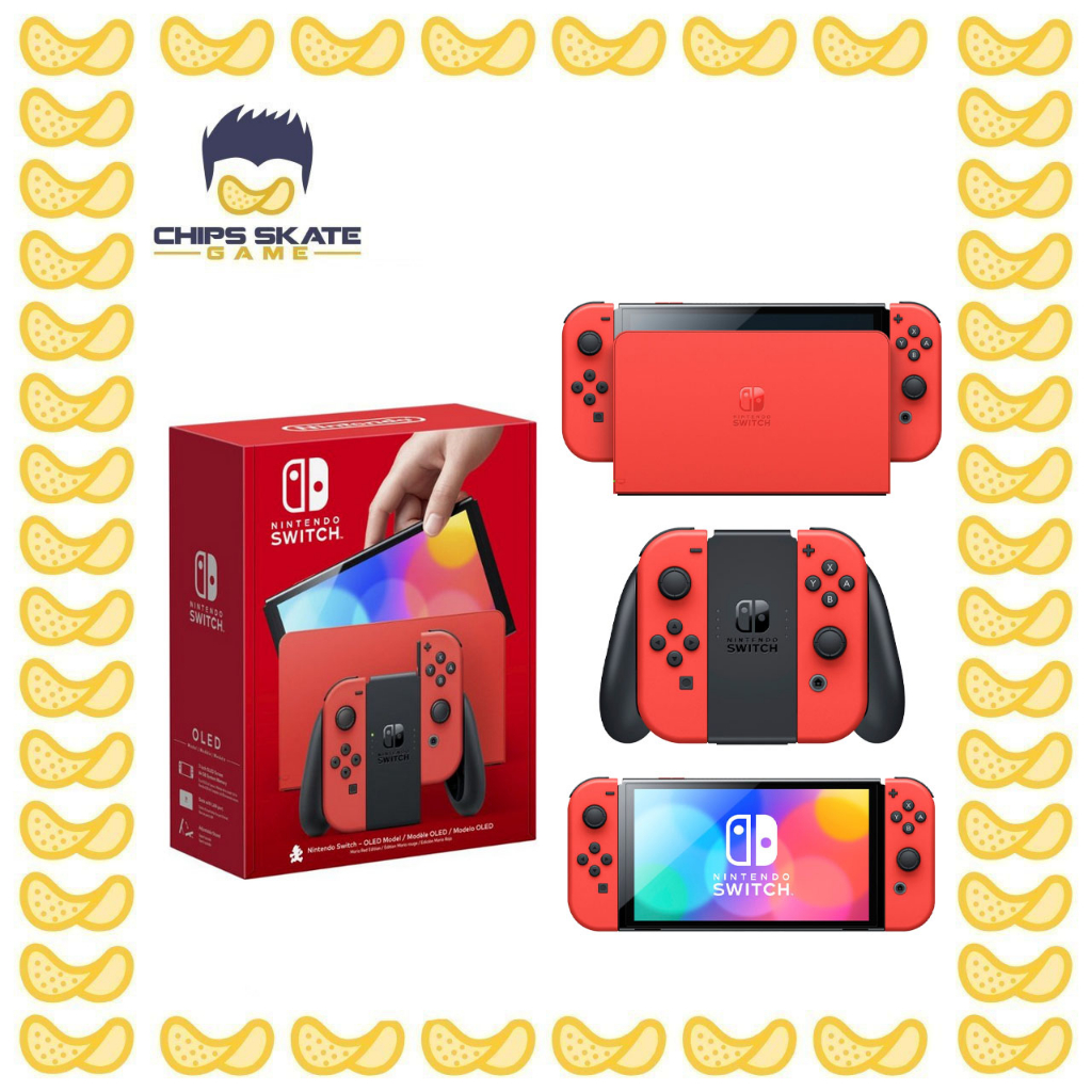 Nintendo Switch Oled Model Console Mario Red Edition Shopee Singapore