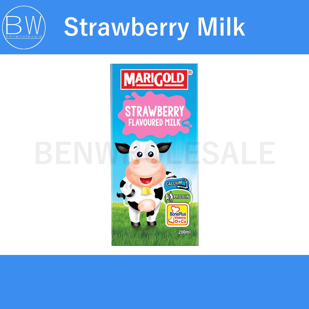 Marigold UHT Full Cream Chocolate Strawberry Low Fat Malt Milk 1