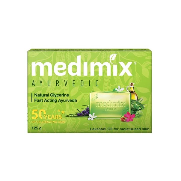 Medimix Ayurvedic Glycerine Bathing Soap 125Gm Pack Of 5 Shopee