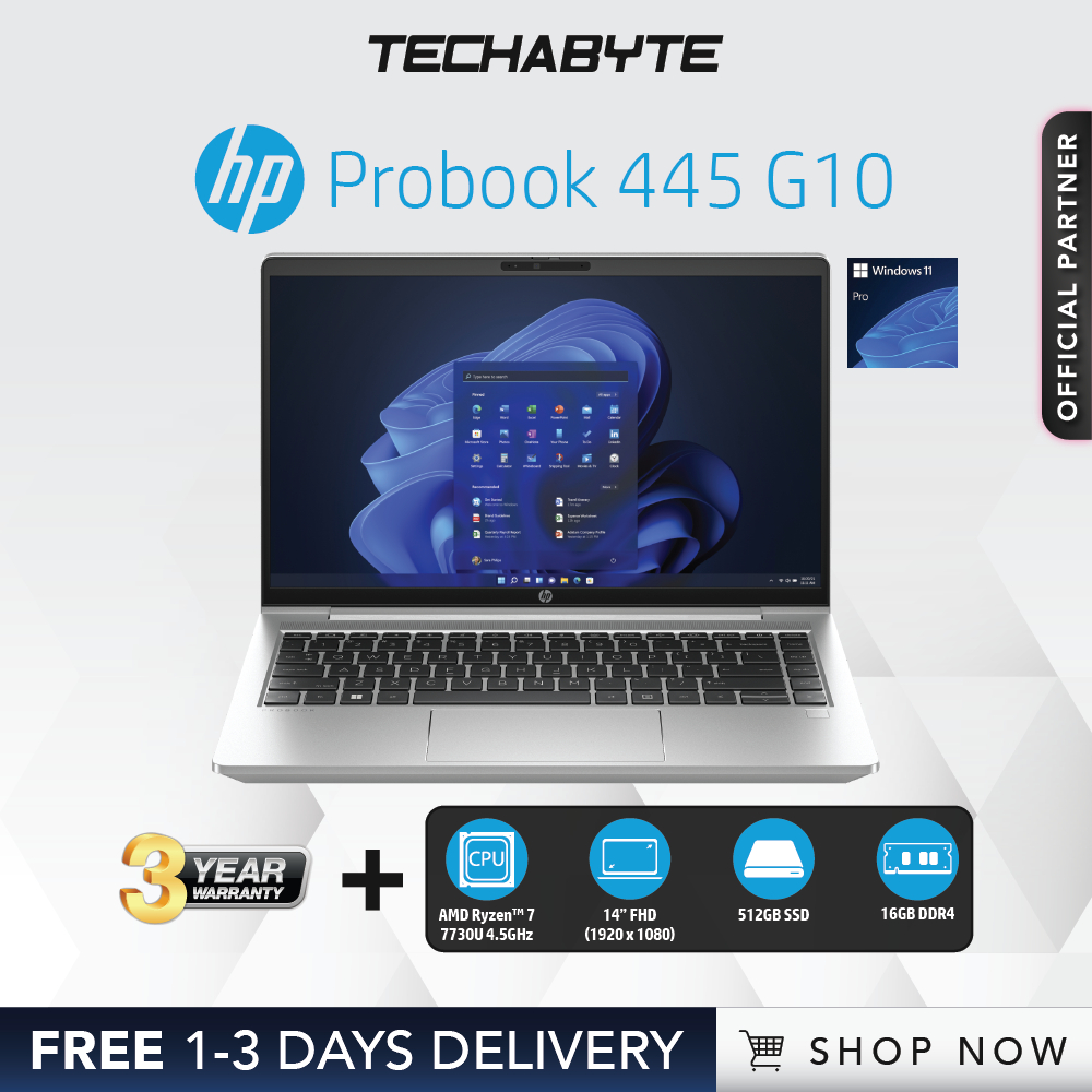 Hp Probook G Fhd Ryzen U Gb Ddr Gb Ssd