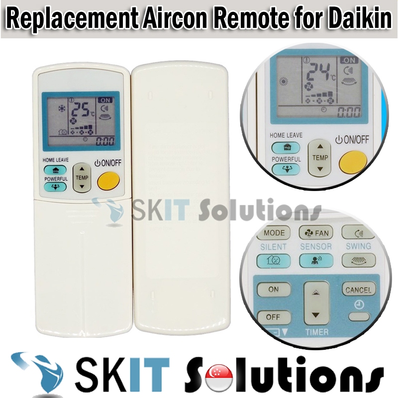 Replacement Daikin Aircon Remote Control Air Conditioner Controller