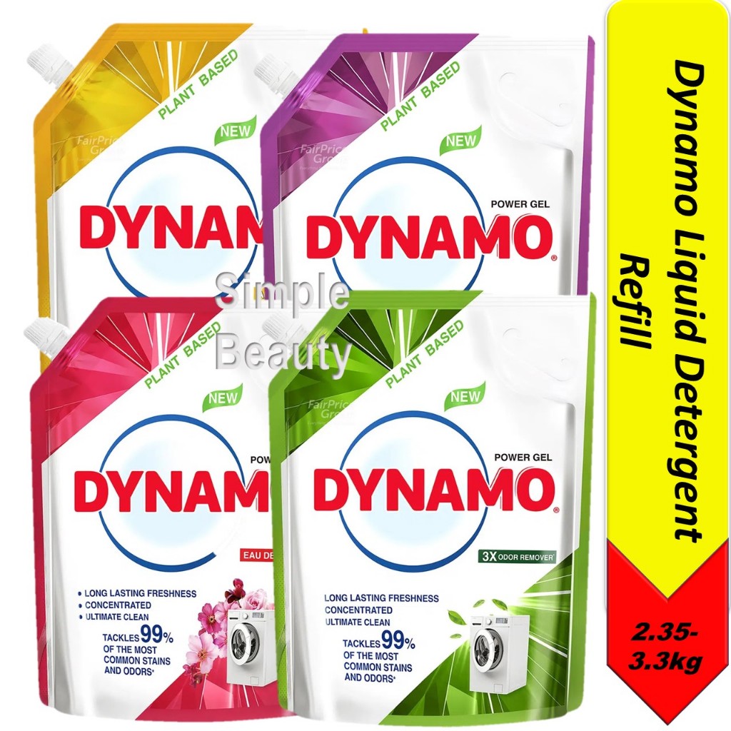 Dynamo Liquid Power Gel Detergent Refill 1 44kg 3 3kg Shopee Singapore