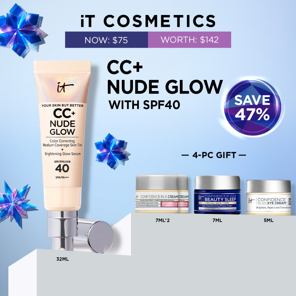 December Exclusive Set IT Cosmetics Nude Glow IT Cosmetics Your